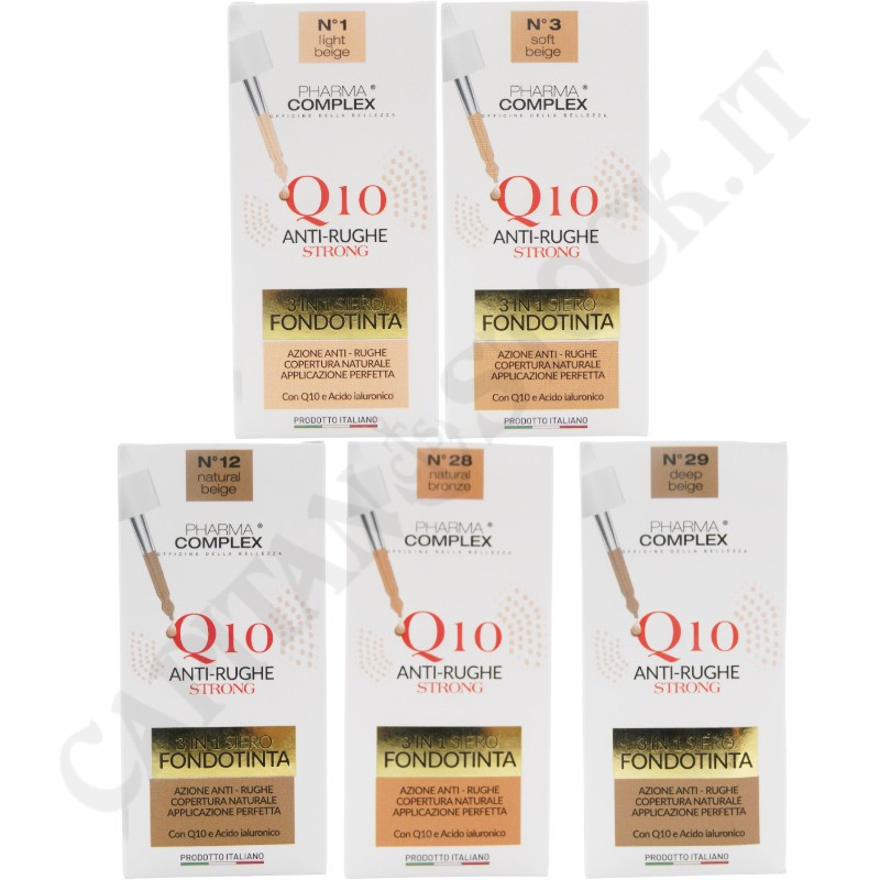 Pharma Complex Q 10 Anti Wrinkle Strong 3 in 1 Foundation Serum 30ml