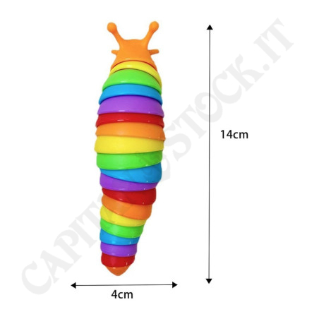 Acquista Sbabam Fidget Slug Bruco Bustina a Sorpresa a soli 3,99 € su Capitanstock 