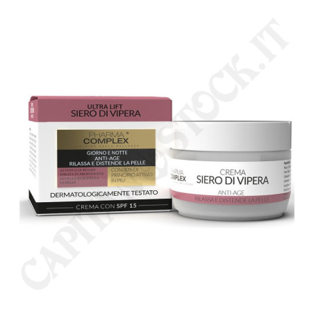 Acquista Pharma Complex Siero di Vipera Crema Giorno e Notte Anti Age 50ml a soli 5,90 € su Capitanstock 