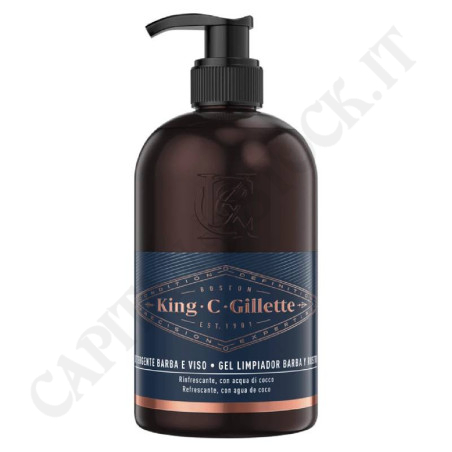 Buy King C. Gillette Beard and Face Cleanser 350 ml at only €6.95 on Capitanstock