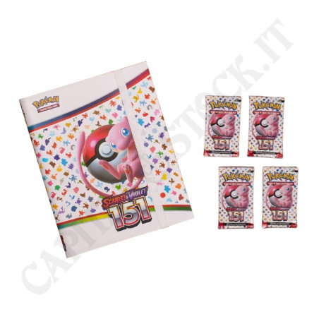 Acquista Pokémon Scarlatto e Violetto 151 Collezione Con Raccoglitore IT a soli 28,99 € su Capitanstock 