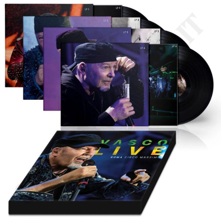 Acquista Vasco Live Roma Circo Massimo Cofanetto 4 Vinili a soli 84,90 € su Capitanstock 