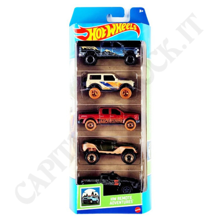 Acquista Mattel Hot Wheels HW Remote Adventures - 5 Pack Set a soli 9,50 € su Capitanstock Acquista Mattel Hot Wheels HW Remote Adventures - 5 Pack Set a soli 9,50 € su Capitanstock