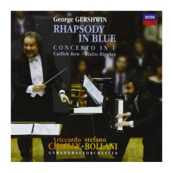 George Gershwin Rapsody in Blue Concerto in F Chailly + Bollani CD