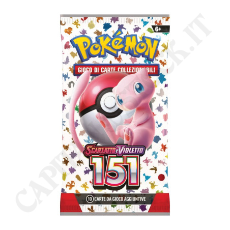 Acquista Pokémon Scarlatto e Violetto 151 - Bustina 10 Carte Aggiuntive IT a soli 9,90 € su Capitanstock  Acquista Pokémon Scarlatto e Violetto 151 - Bustina 10 Carte Aggiuntive IT a soli 9,90 € su Capitanstock