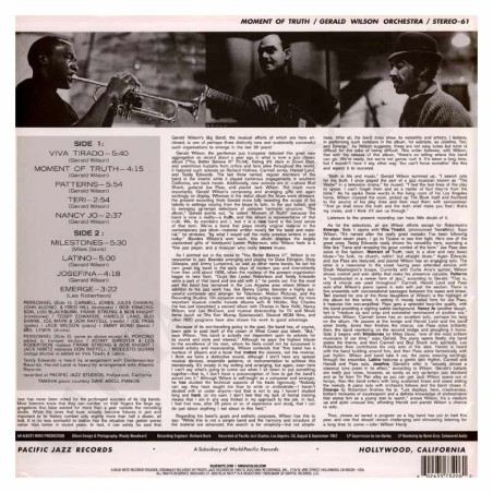 Acquista Gerald Wilson Big Band Moment Of Truth Vinile a soli 28,99 € su Capitanstock 
