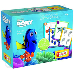 Lisciani Giochi  Dory Giant Cards per Bambini - 40 Carte - 10 Giochi Diversi 4+ Packaging Rovinato
