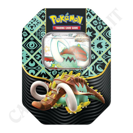 Acquista Pokémon Scarlatto e Violetto Destino di Paldea Grandizanne Ex Ps 250 Tin Box - IT a soli 31,99 € su Capitanstock 