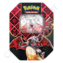 Pokémon Scarlet and Violet Destiny of Paldea Charizard Ex ps 330 Tin Box - IT