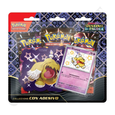 Buy Pokémon Collection Set with Scarlet and Violet Sticker Destiny of Paldea Greavard Ps 70 - IT at only €23.90 on Capitanstock Buy Pokémon Collection Set with Scarlet and Violet Sticker Destiny of Paldea Greavard Ps 70 - IT at only €23.90 on Capitanstock