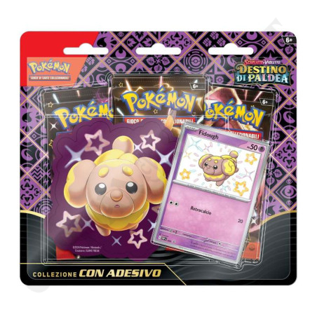 Acquista Pokémon Set Collezione con Adesivo Scarlatto E Violetto Destino Di Paldea Fidough Ps 50 - IT a soli 23,99 € su Capitanstock 