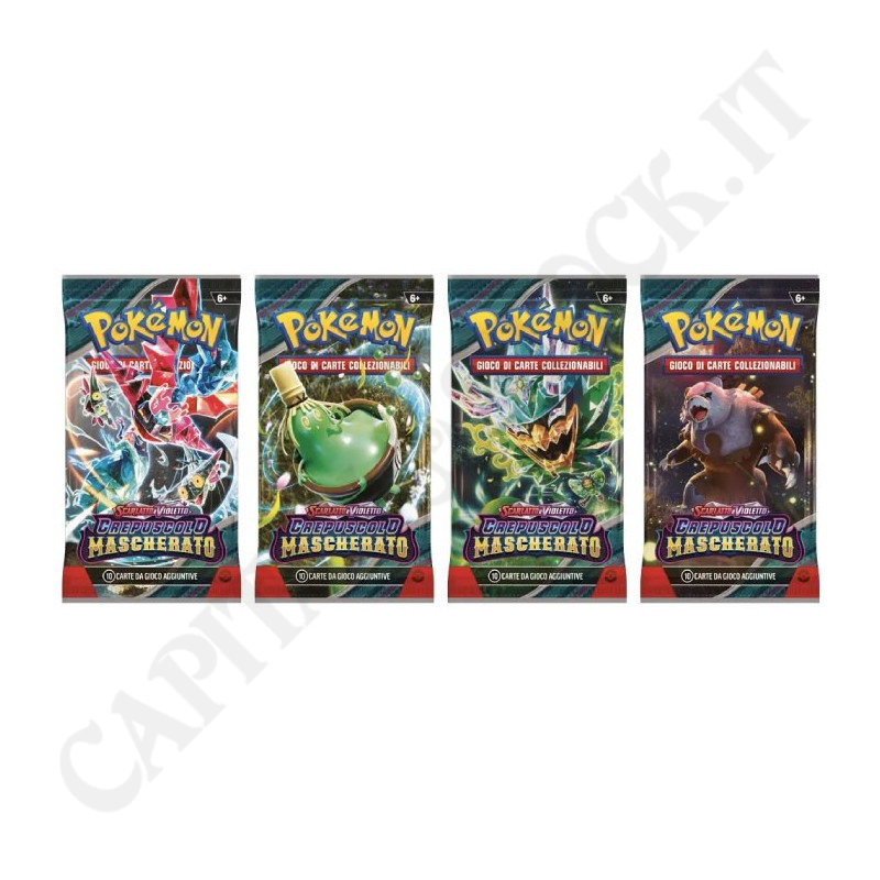 Pokémon Scarlet and Violet Twilight Masked Pack of 10 Additional Cards (IT)