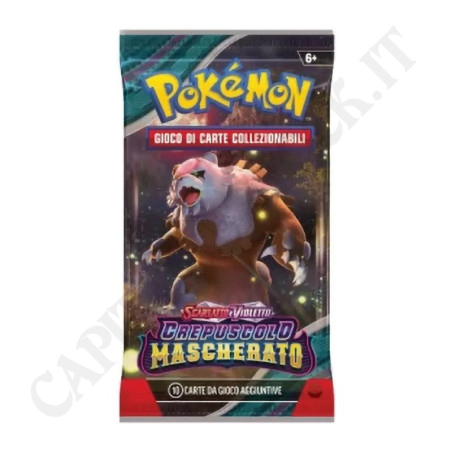Acquista Pokémon Scarlatto e Violetto Crepuscolo Mascherato Bustina 10 Carte Aggiuntive (IT) a soli 4,50 € su Capitanstock 