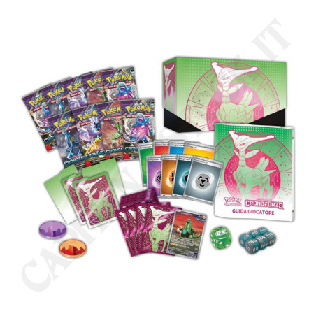 Acquista Pokémon Set Allenatore Fuoriclasse Scarlatto e Violetto Cronoforze Spineferree IT a soli 68,99 € su Capitanstock 