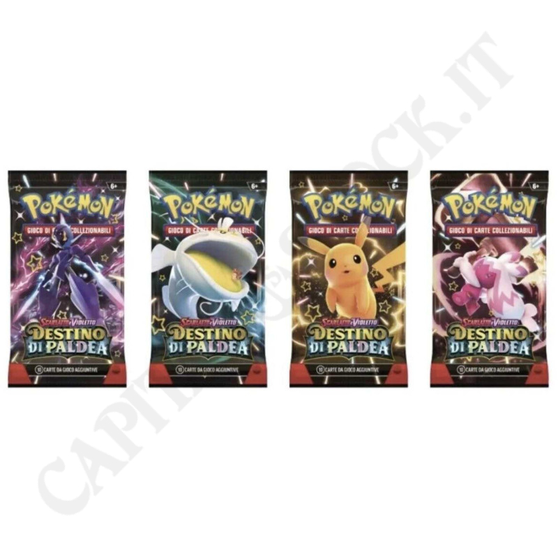 Pokémon Scarlatto e Violetto Destino di Paldea Bustina 10 Carte Aggiuntive  (IT)