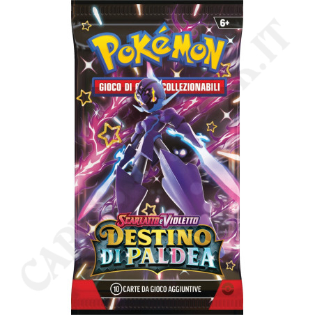 Buy Pokémon Scarlet and Violet Paldea's Destiny Pack of 10 Additional Cards (IT) at only €8.69 on Capitanstock