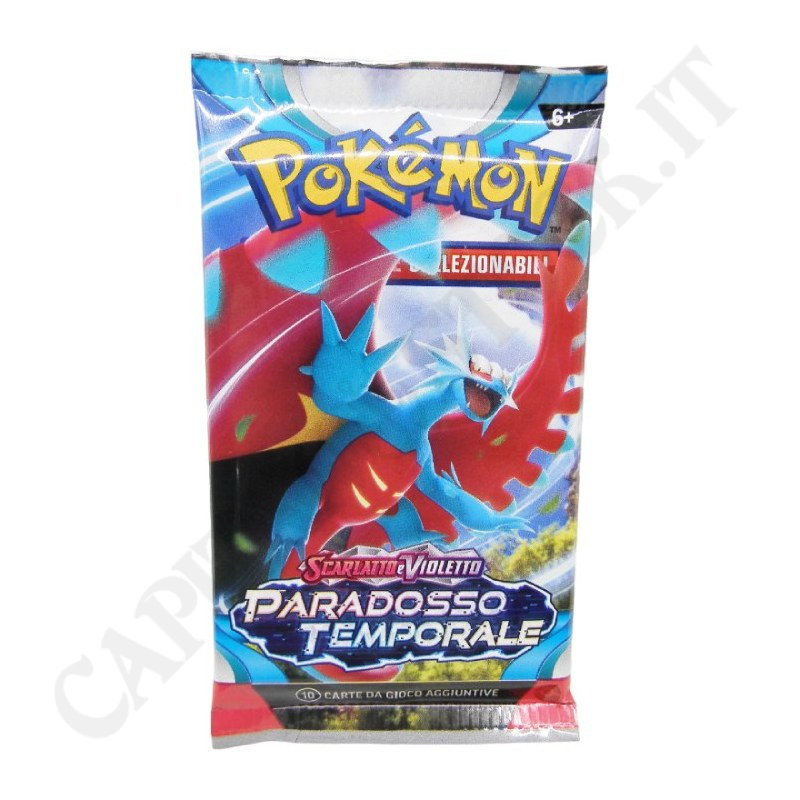 Acquista Pokémon Scarlatto e Violetto Paradosso Temporale Bustina 10 Carte Aggiuntive - IT a soli 5,19 € su Capitanstock 
