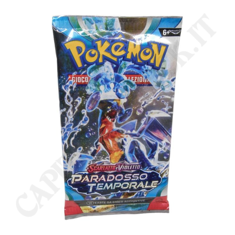 Acquista Pokémon Scarlatto e Violetto Paradosso Temporale Bustina 10 Carte Aggiuntive - IT a soli 5,19 € su Capitanstock 