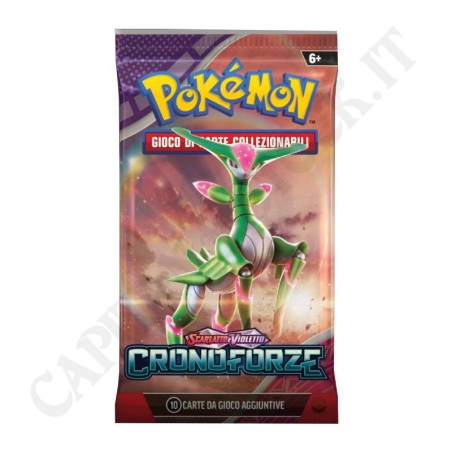 Buy Pokémon Scarlet and Violet Chronoforces Pack of 10 Additional Cards (IT) at only €4.89 on Capitanstock