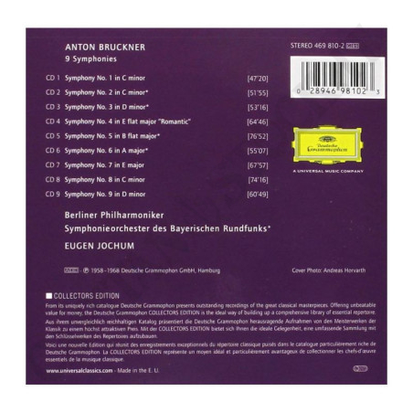 Buy Bruckner Berliner Philharmoniker Symphonieorchester Des Bayerischen Rundfunks Anton Bruckner - 9 Symphonies at only €44.90 on Capitanstock