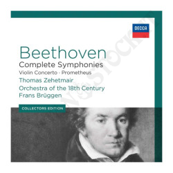 Buy Beethoven Thomas Zehetmair Orchestra Of The 18th Century Frans Brüggen Complete Symphonies Violin Concerto Prometheus at only €49.90 on Capitanstock