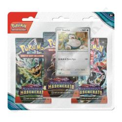 Acquista Pokémon Scarlatto e Violetto Crepuscolo Mascherato Snorlax Blister 3 bustine + 1 carta IT a soli 14,50 € su Capitanstock 