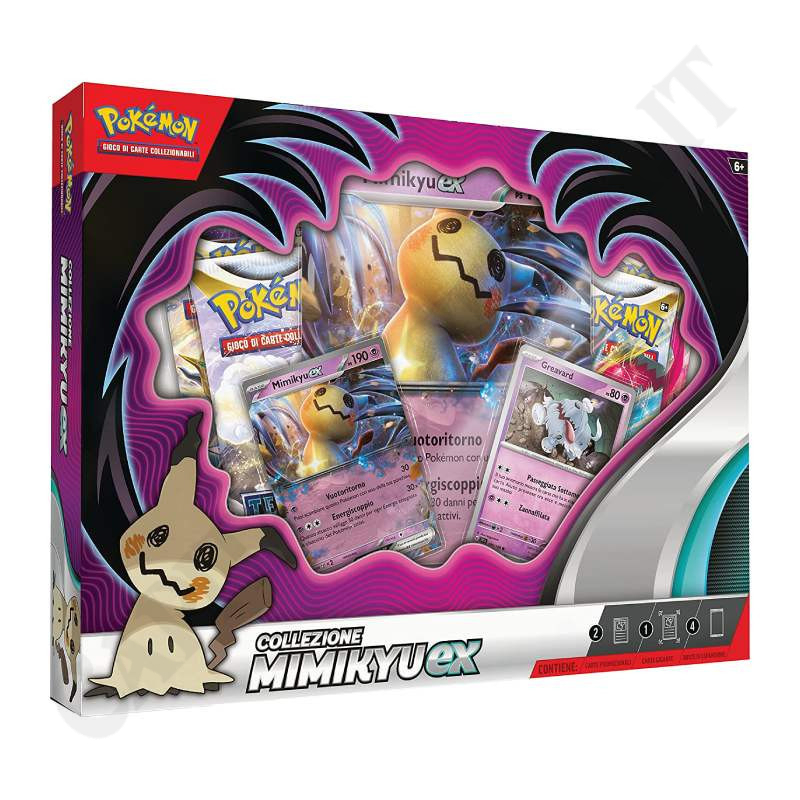 Pokémon Collezione Mimikyu EX Ps 190 - Packaging Rovinato