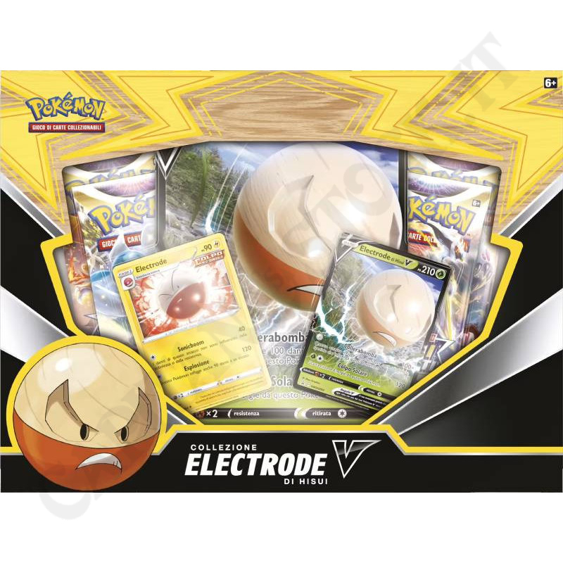 Pokémon Scatola Collezione Electrode di Hisui V Ps. 210 - Packaging Rovinato