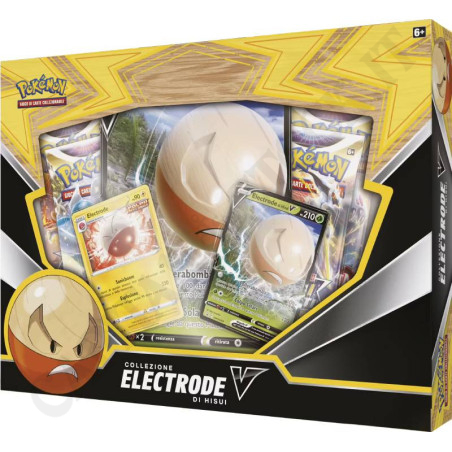 Acquista Pokémon Scatola Collezione Electrode di Hisui V Ps. 210 - Packaging Rovinato a soli 31,99 € su Capitanstock 