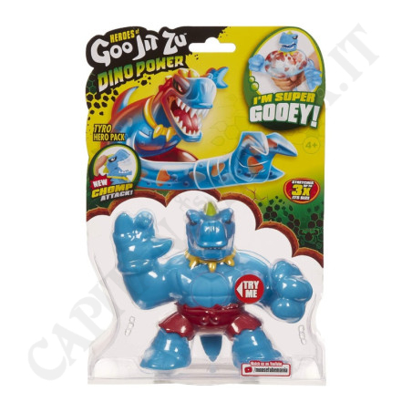 Acquista Heroes of Goo Jit Zu Dino Power Tyro il T-Rex a soli 13,99 € su Capitanstock 