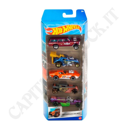 Acquista Mattel Hot Wheels HW Exposed Engines 2 - 5 Pack Set a soli 9,90 € su Capitanstock Acquista Mattel Hot Wheels HW Exposed Engines 2 - 5 Pack Set a soli 9,90 € su Capitanstock