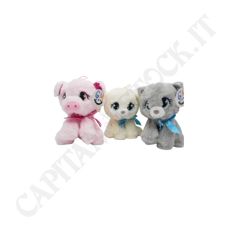 GM Promotion Peluche Animals Spark Serie 15 cm