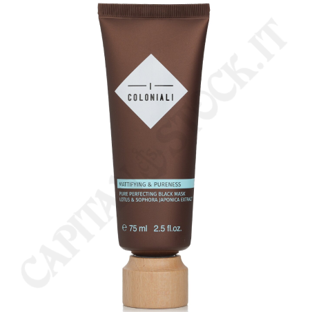 Acquista I Coloniali Maschera Nera Anti-Imperfezioni Pure Perfecting Black Mask Mattifyng & Pureness 75ml a soli 8,70 € su Capitanstock 