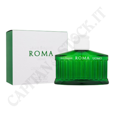 Acquista Laura Biagiotti Roma Uomo Green Swing Eau de Toilette Natural Spray 200 ml a soli 38,59 € su Capitanstock  Acquista Laura Biagiotti Roma Uomo Green Swing Eau de Toilette Natural Spray 200 ml a soli 38,59 € su Capitanstock