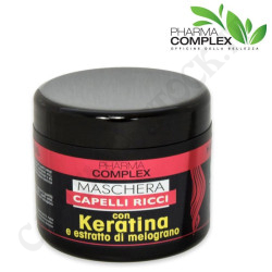 Buy Pharma Complex Curly Hair Mask With Keratin and Pomegranate Extract 500ml at only €4.99 on Capitanstock