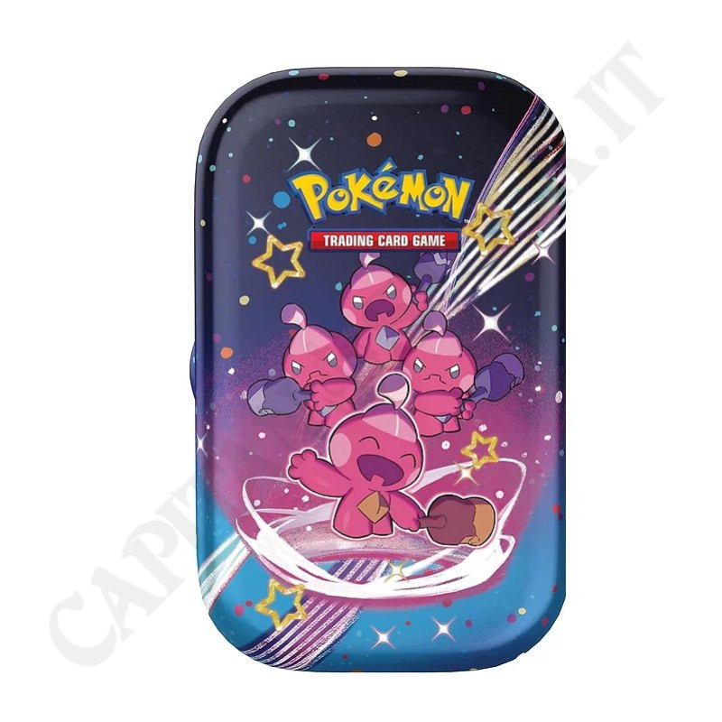 Pokémon Mini tin Scarlatto & Violetto Destino Di Paldea Tinkatink IT - Lievi Imperfezioni