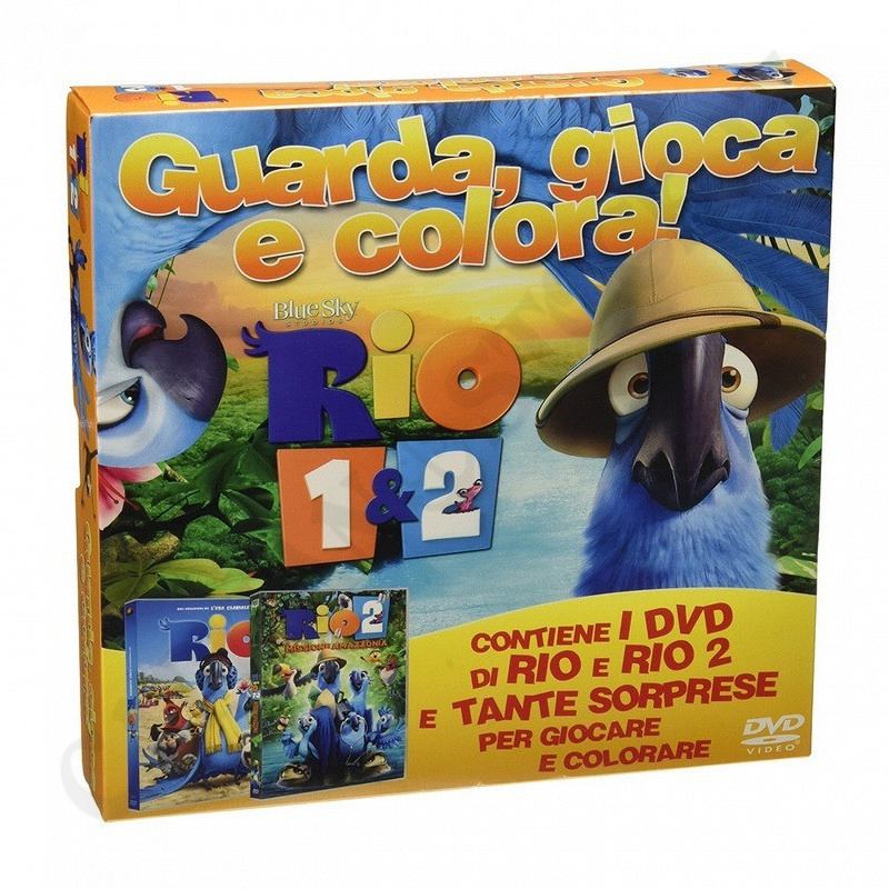 Rio 1 & 2. Guarda, Gioca e Colora (2 DVD)