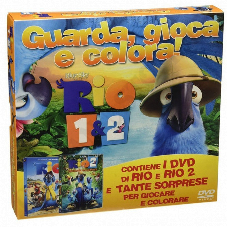 Acquista Blue Sky Studio Rio 1 & 2 Guarda Gioca e Colora 2 DVD a soli 5,39 € su Capitanstock 