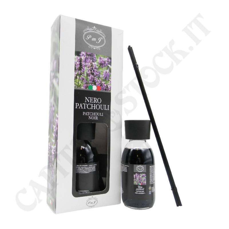 Diffusore per Ambiente a Bastoncino Profumo Nero Patchouli 125ml