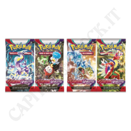 Acquista Pokémon Scarlatto e Violetto Bustina 10 Carte Aggiuntive - IT a soli 4,99 € su Capitanstock 