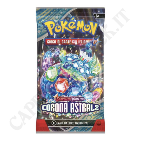 Acquista Pokémon Scarlatto e Violetto Corona Astrale Bustina 10 Carte Aggiuntive - IT a soli 4,99 € su Capitanstock 