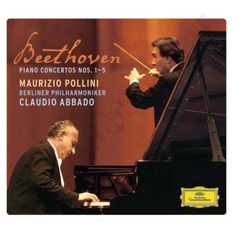 Beethoven Maurizio Pollini Claudio AbbadoBerliner Philharmoniker Piano Concertos Nos. 1-5 3 CD