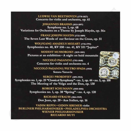 Acquista Decca - Riccardo Muti - The Art Of Cofanetto - 10 CD a soli 99,00 € su Capitanstock 