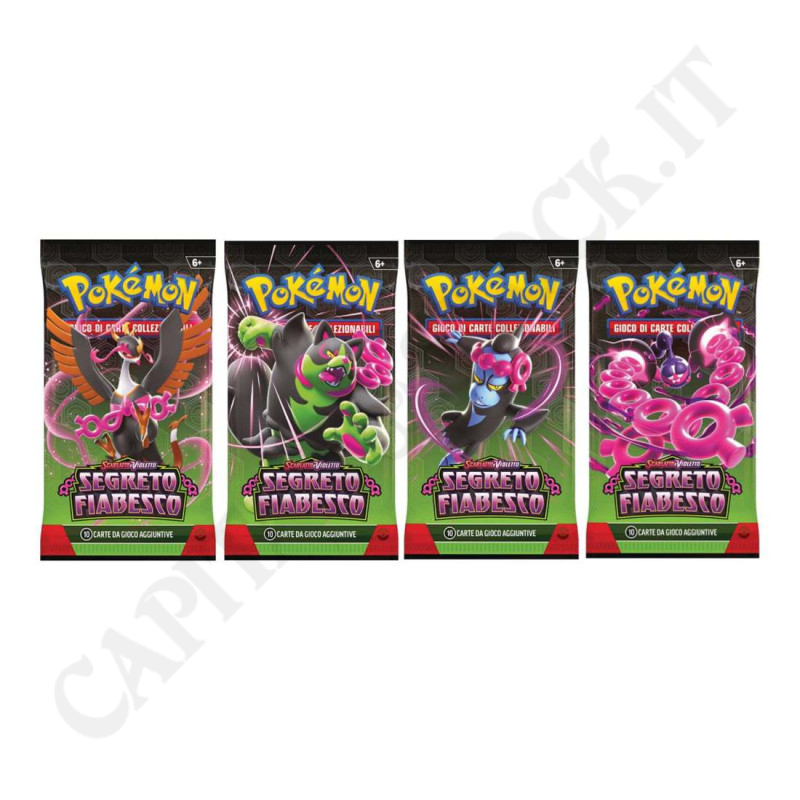 Pokémon Scarlatto e Violetto Segreto Fiabesco Bustina 10 Carte Aggiuntive - IT