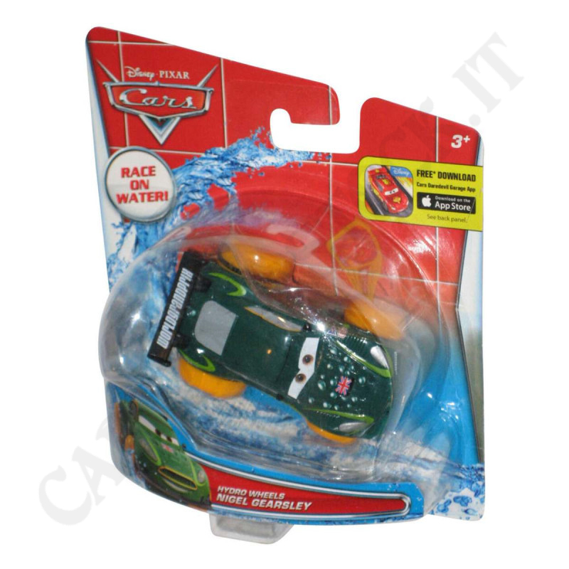 Disney Pixar Cars Hydro Wheels - Macchina con Ruote Idro - Nigel Gearsley