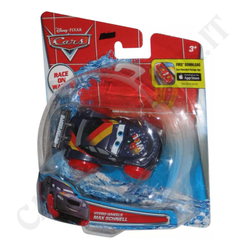 Disney Pixar Cars Hydro Wheels - Macchina con Ruote Idro - Max Schnell