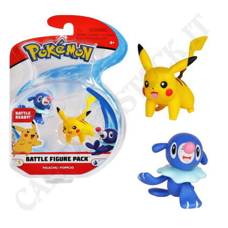 Buy Pokémon Battle Figure Pack - Pikachu Vs Popplio at only €9.50 on Capitanstock