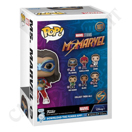 Acquista Marvel Studios Ms. Marvel Figura con Testa Oscillante in Vinile 1077 da Collezione a soli 8,90 € su Capitanstock 