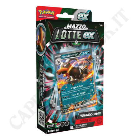 Acquista Pokémon Mazzo Lotte-Ex Houndoom Ex Ps 270 del Gioco di Carte Collezionabili IT a soli 14,12 € su Capitanstock  Acquista Pokémon Mazzo Lotte-Ex Houndoom Ex Ps 270 del Gioco di Carte Collezionabili IT a soli 14,12 € su Capitanstock