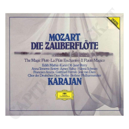 Acquista Mozart - Die Zauberflöte - Il Flauto Magico - Herbert von Karajan Cofanetto 3 CD a soli 39,90 € su Capitanstock 